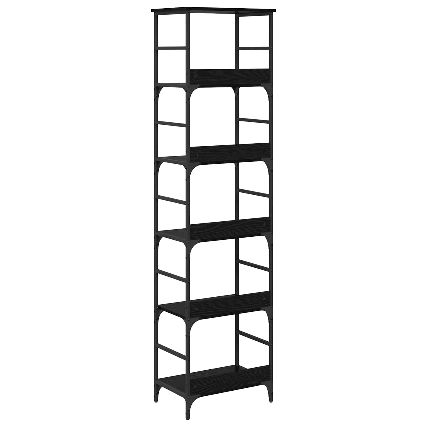 Könyvespolc 5 szintes 50 x 33 x 188,5 cm Szerelt Fa