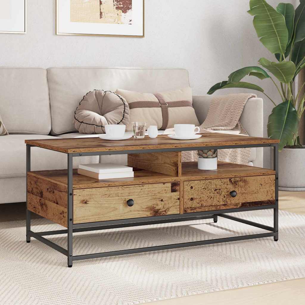 Dohányzóasztal Öreg fa 100 x 51 x 45 cm Szerelt Fa