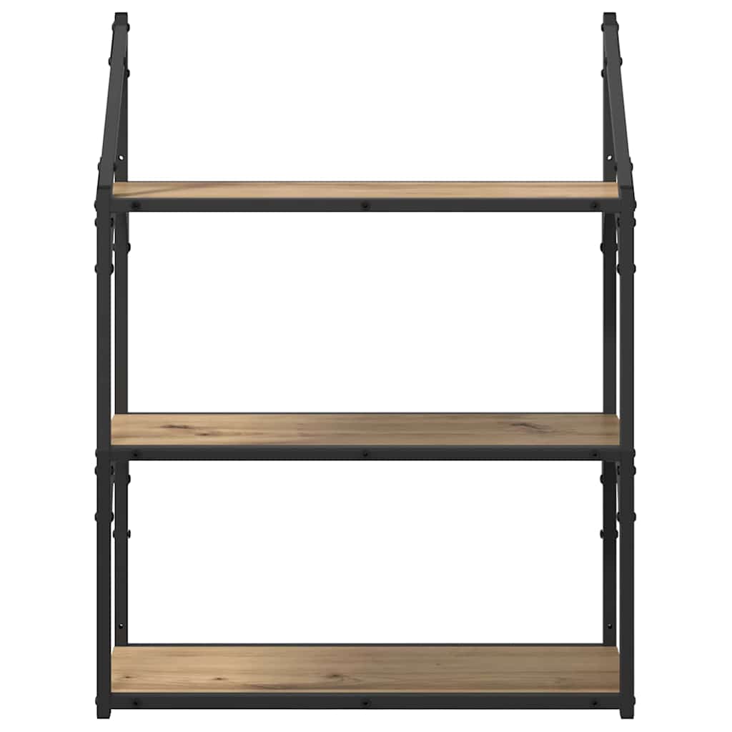 Falpolc Falra szerelhető Artisan tölgy 60 x 21 x 78,5 cm