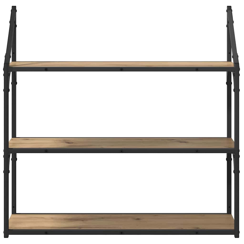 Falpolc Falra szerelhető Artisan tölgy 80 x 21 x 78,5 cm
