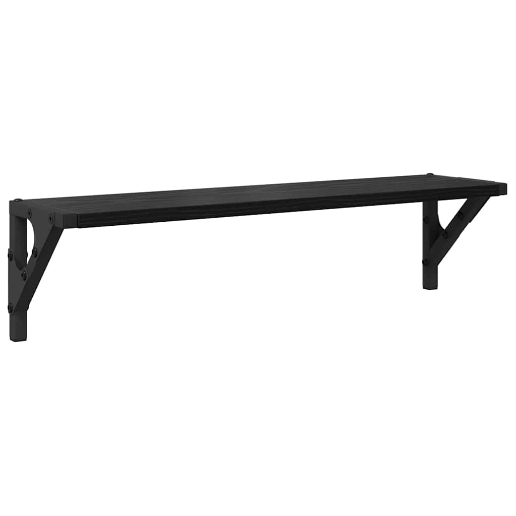 Falpolcok Falra szerelhető 2 pcs Fekete tölgy 60 x 15 x 15,5 cm