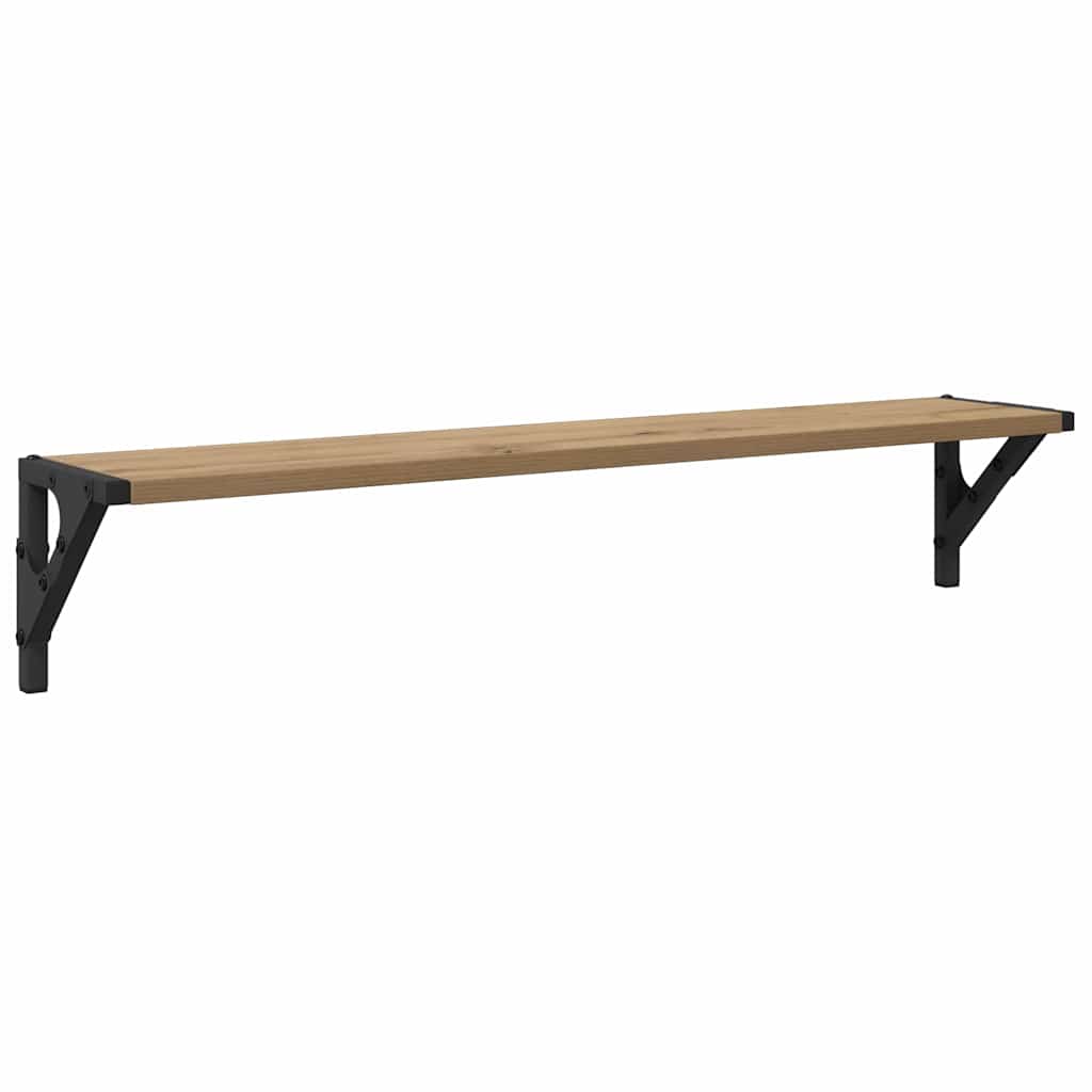 Falpolcok Falra szerelhető 2 pcs Artisan tölgy Szerelt Fa