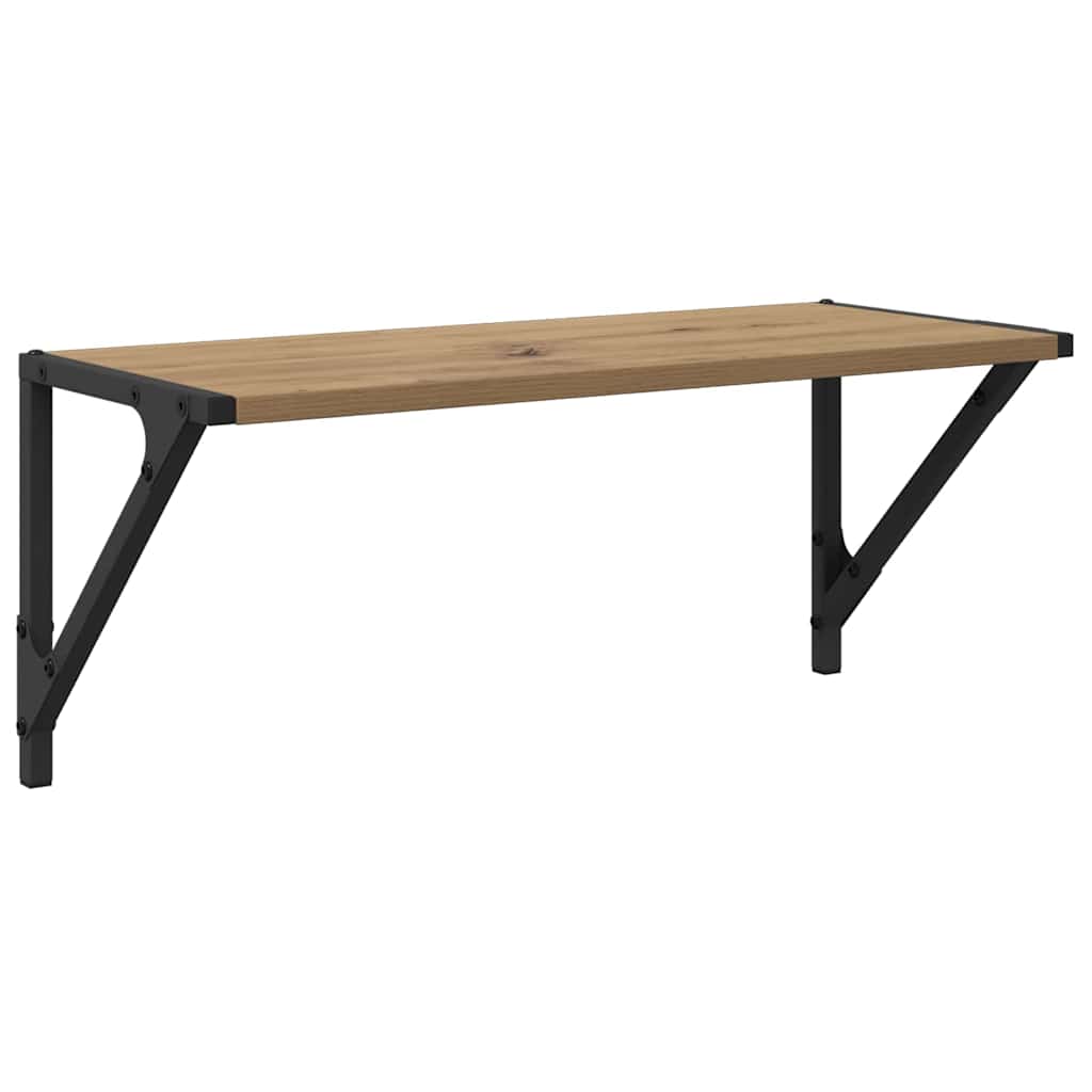 Falpolcok Falra szerelhető 2 pcs Artisan tölgy Szerelt Fa