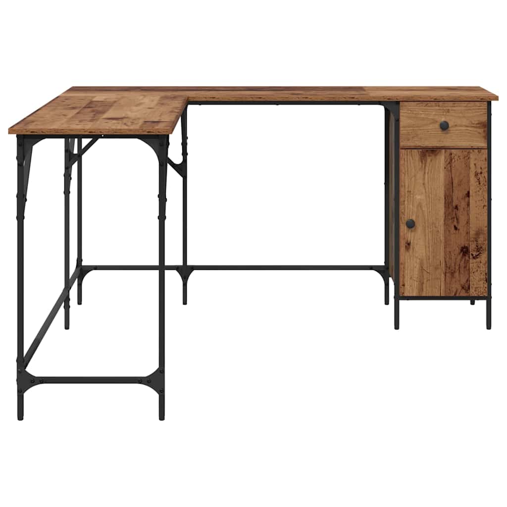 Asztal Öreg fa Szerelt Fa 141 x 141 x 75 cm