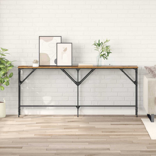 Konzolasztal Öreg fa 180 x 30 x 75 cm Faanyag