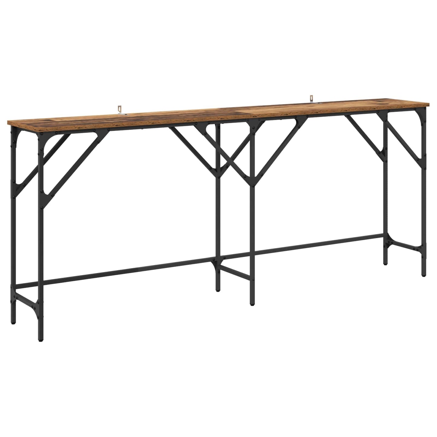 Konzolasztal Öreg fa 180 x 30 x 75 cm Szerelt Fa