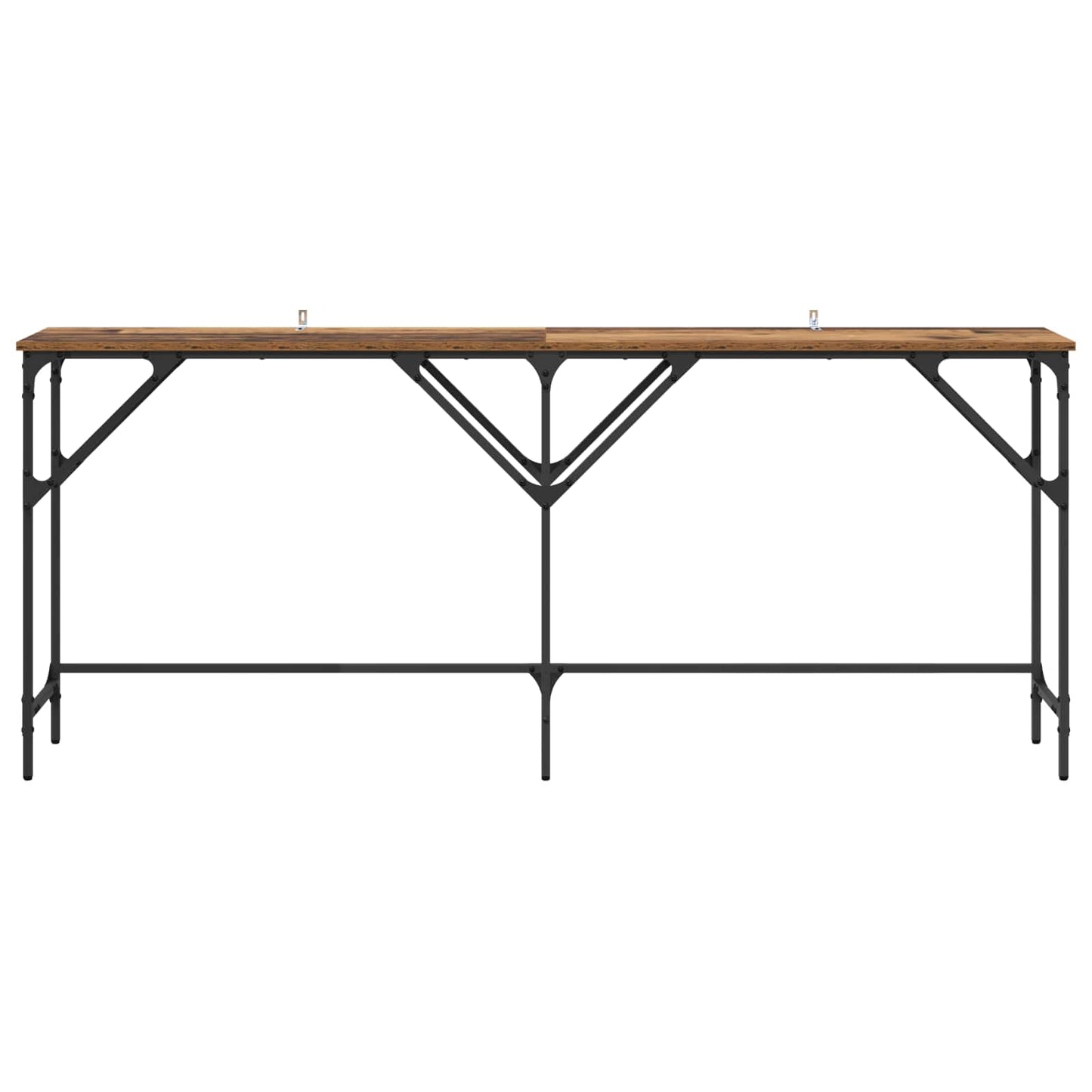 Konzolasztal Öreg fa 180 x 30 x 75 cm Szerelt Fa