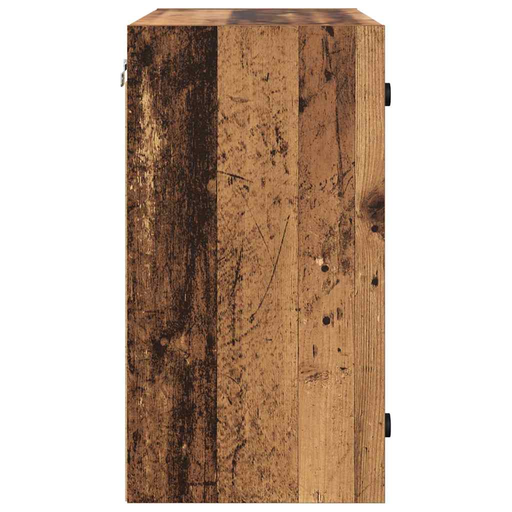 Fali Szekrény 68 x 37 x 68,5 cm Szerelt Fa Öreg fa