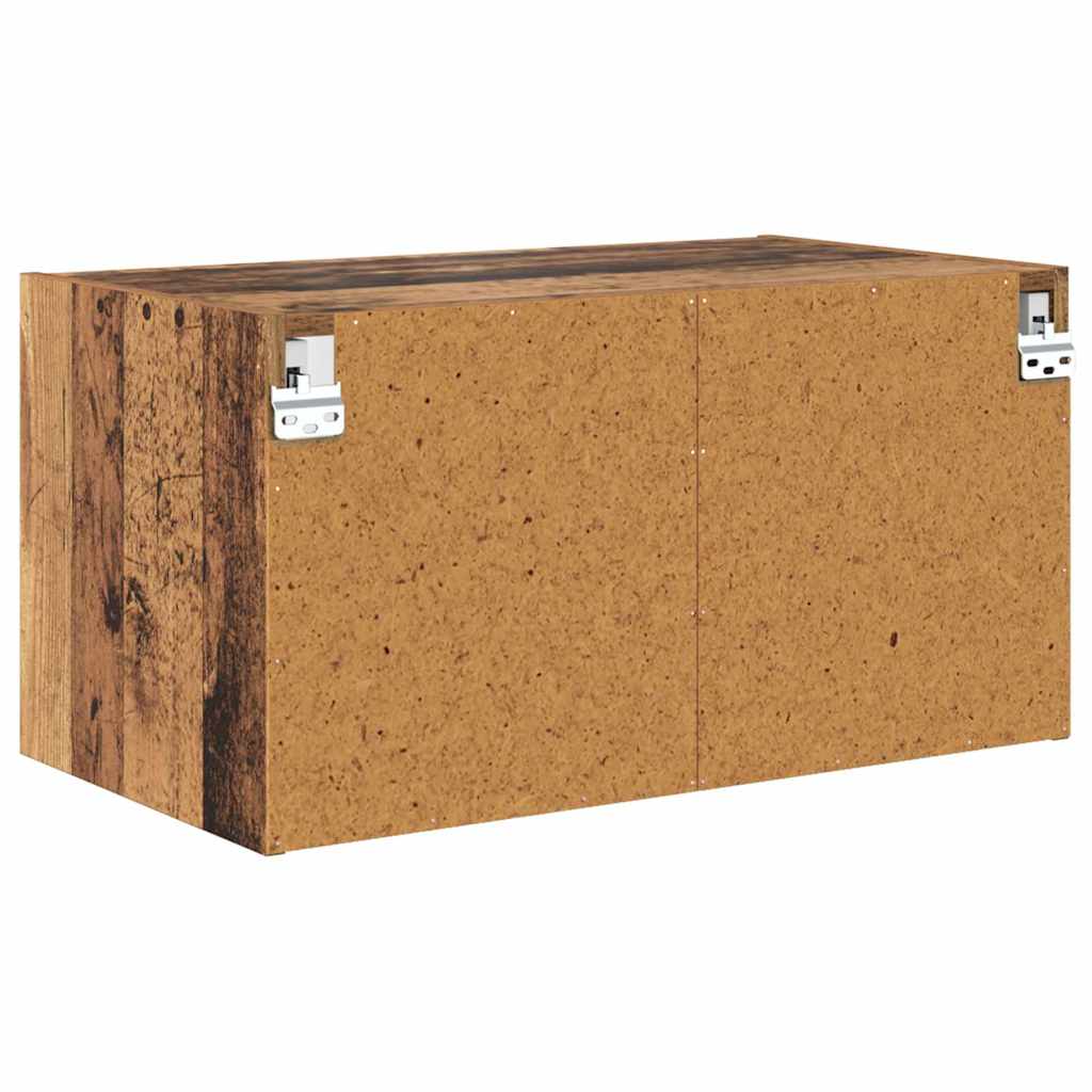 Fali Szekrény 68 x 37 x 35 cm Szerelt Fa Öreg fa