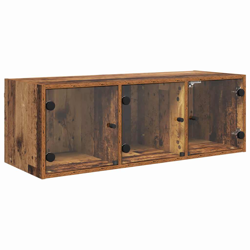 Fali Szekrény 102 x 37 x 35 cm Szerelt Fa Öreg fa