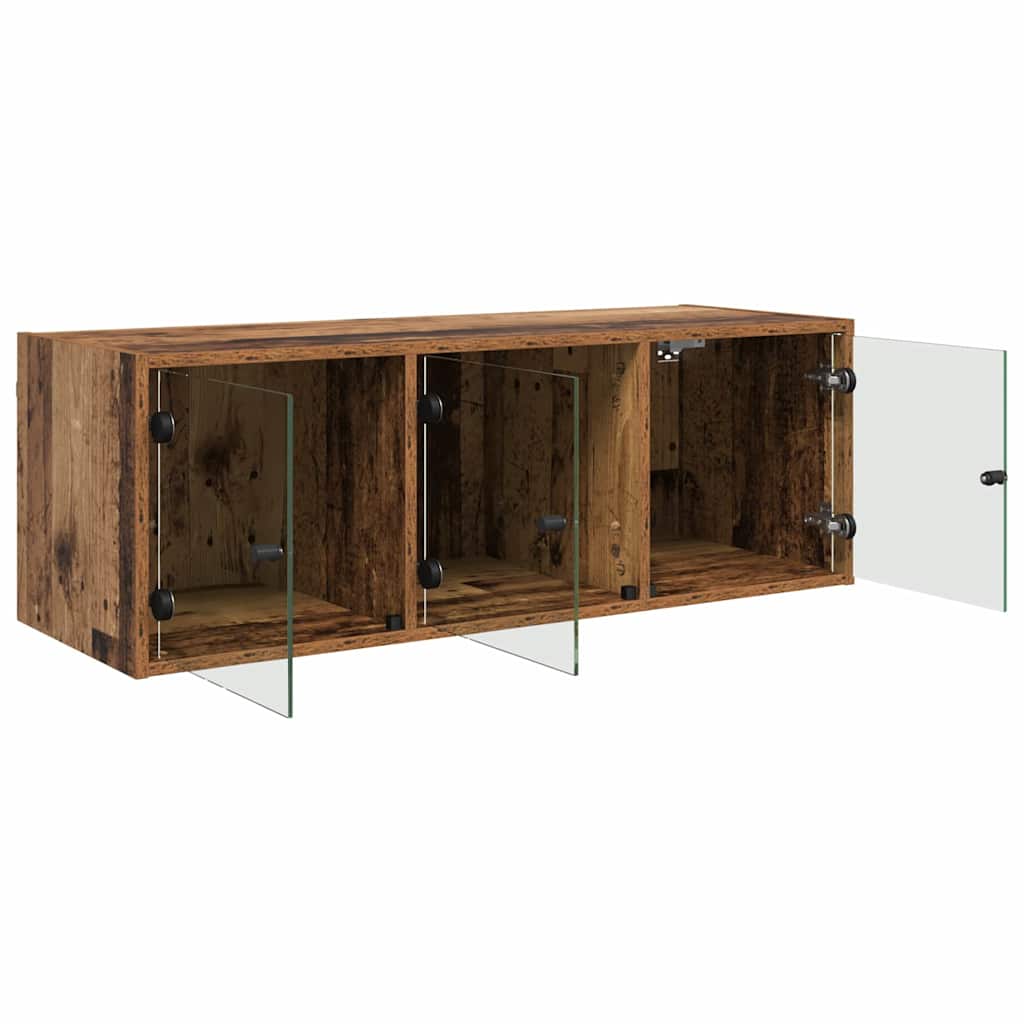 Fali Szekrény 102 x 37 x 35 cm Szerelt Fa Öreg fa
