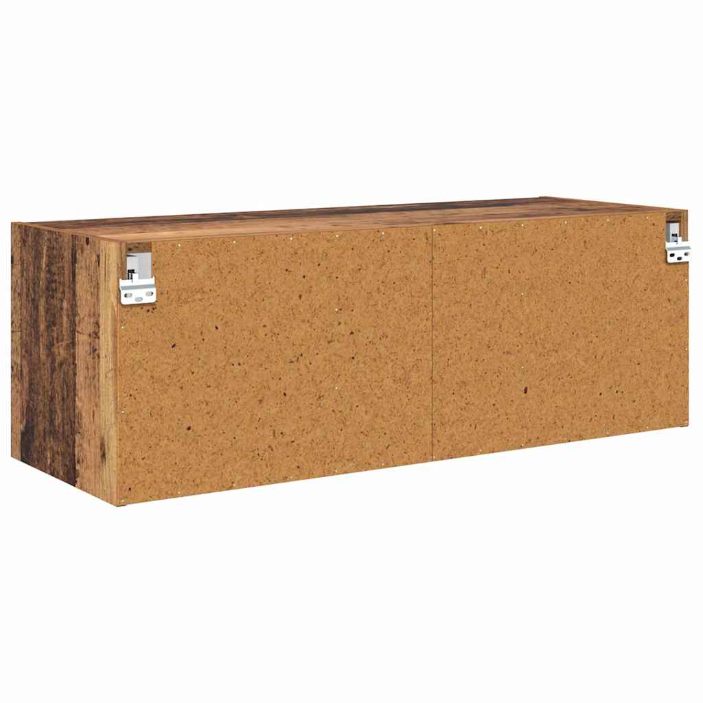Fali Szekrény 102 x 37 x 35 cm Szerelt Fa Öreg fa