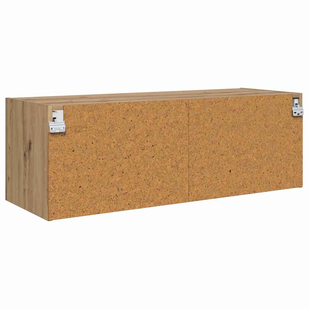 Fali Szekrény 102 x 37 x 35 cm Szerelt Fa Artisan tölgy