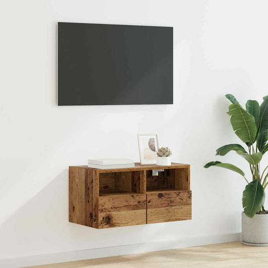 TV Fali Szekrény Öreg fa 60 x 30 x 30 cm Faanyag