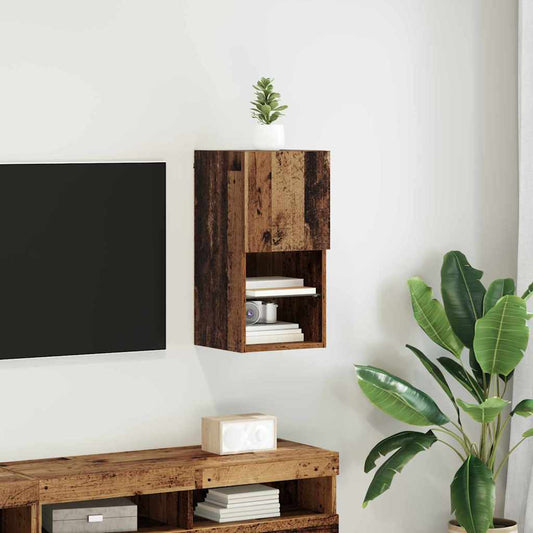 Falsítható TV Szekrény Öreg fa 30,5 x 30 x 60 cm Faanyag