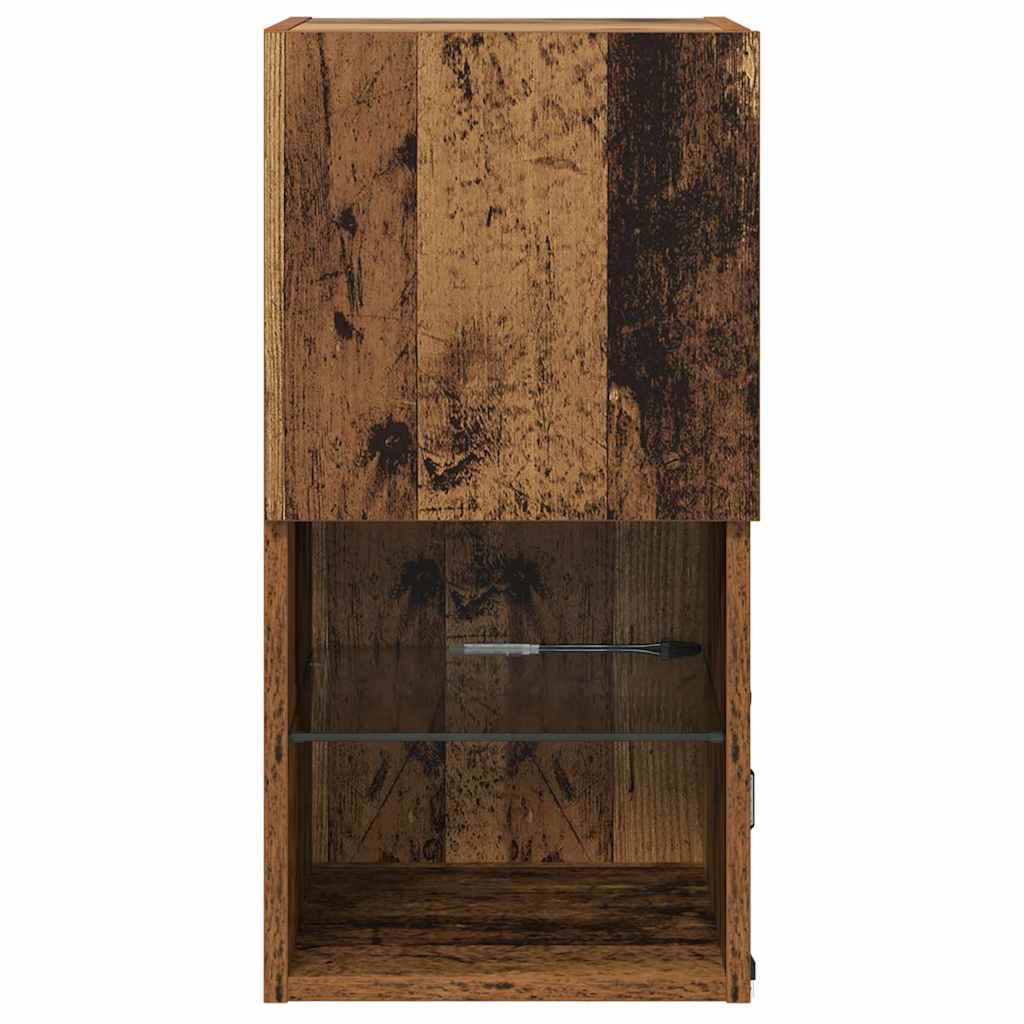 Falsítható TV Szekrény 30,5 x 30 x 60 cm Öreg fa Szerelt Fa