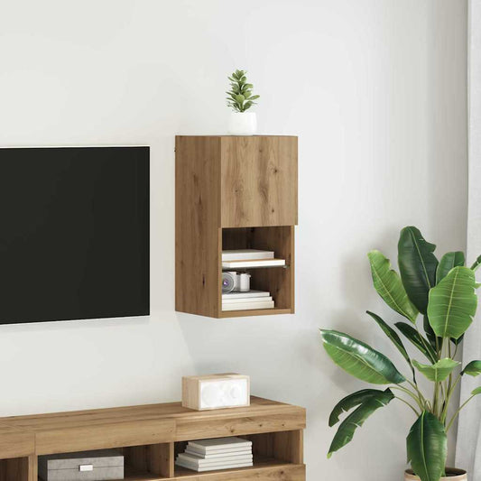 Falsítható TV Szekrény Artisan tölgy 30,5 x 30 x 60 cm Faanyag