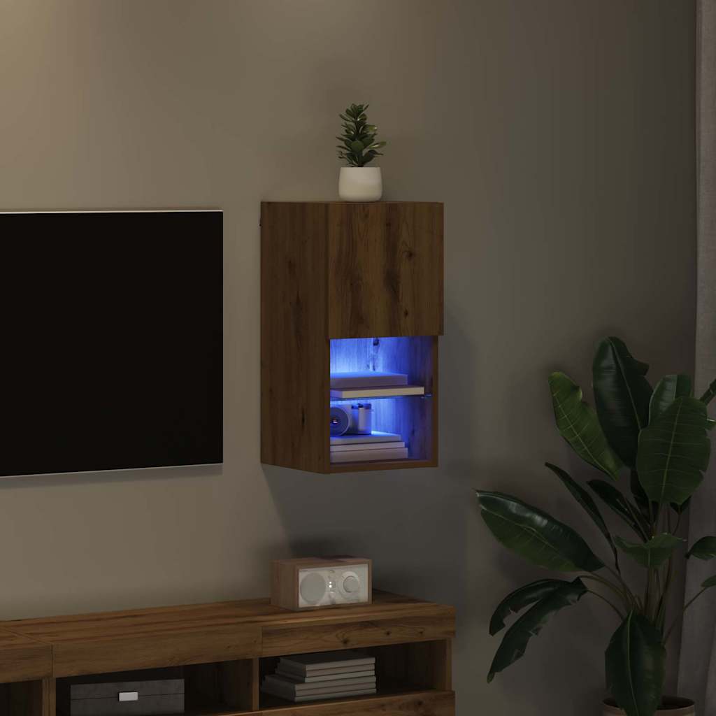 Falsítható TV Szekrény 30,5 x 30 x 60 cm Artisan tölgy