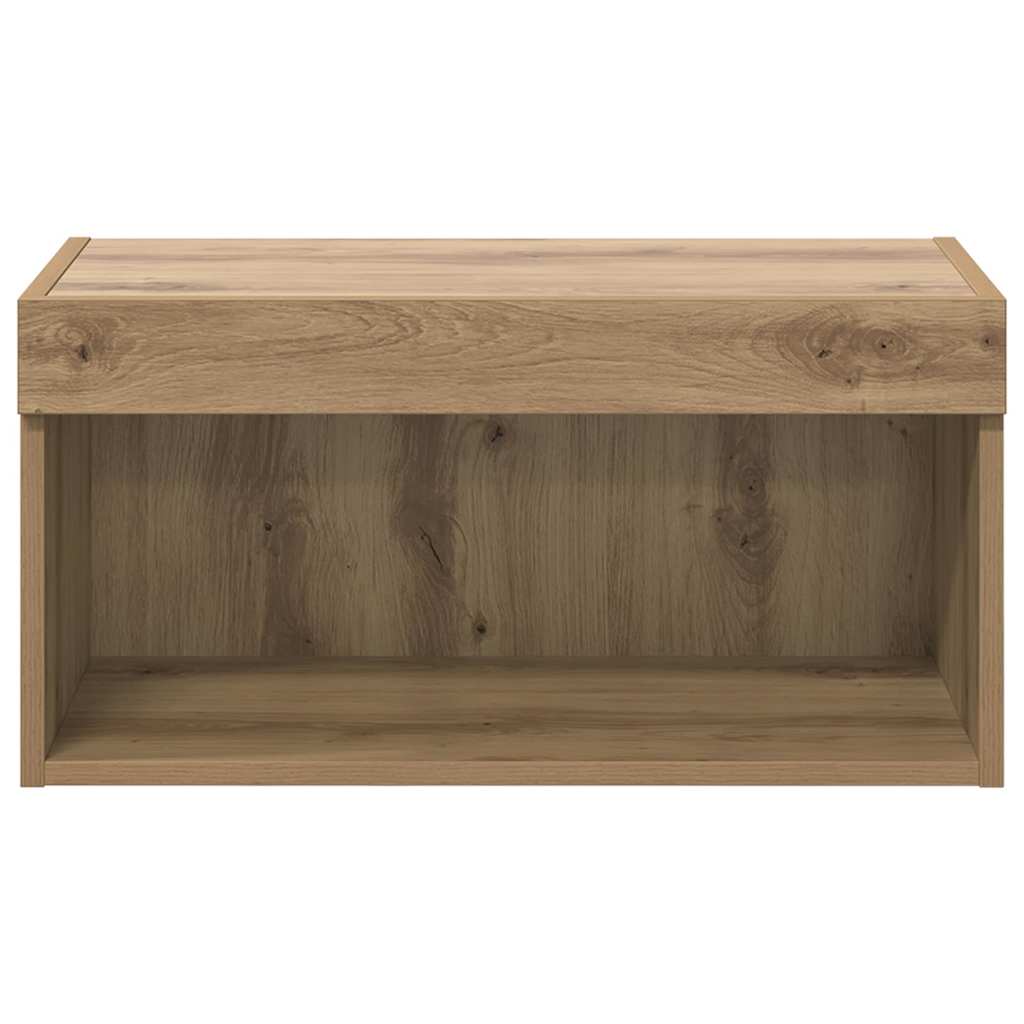 TV szekrény garnitúra 60 x 30 x 30 cm Artisan tölgy Szerelt Fa