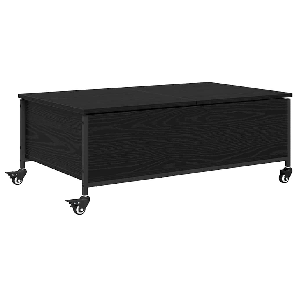 Dohányzóasztal Fekete tölgy 91 x 55 x 32 cm Szerelt Fa