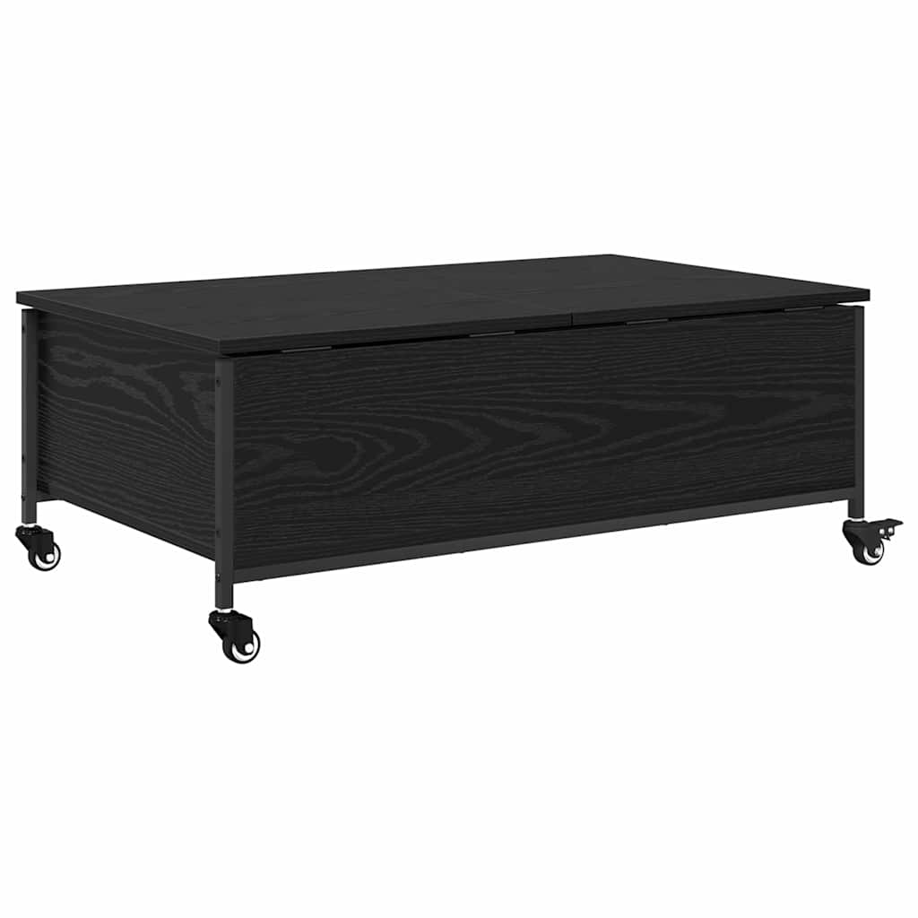 Dohányzóasztal Fekete tölgy 91 x 55 x 32 cm Szerelt Fa