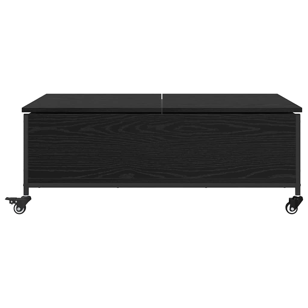 Dohányzóasztal Fekete tölgy 91 x 55 x 32 cm Szerelt Fa