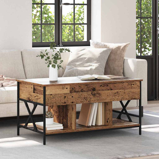 Dohányzóasztal Öreg fa 100 x 55 x 48.5 cm Faanyag