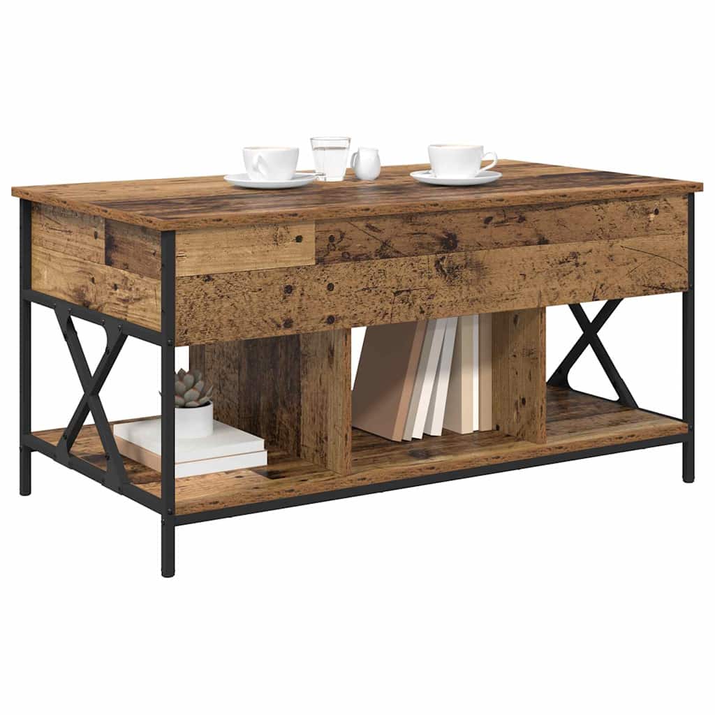 Dohányzóasztal Öreg fa 100 x 55 x 48.5 cm Szerelt Fa