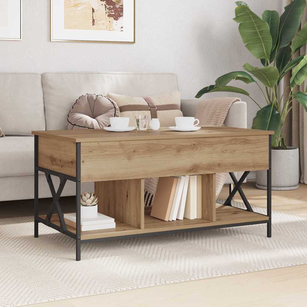 Dohányzóasztal Artisan tölgy 100 x 55 x 48.5 cm Szerelt Fa