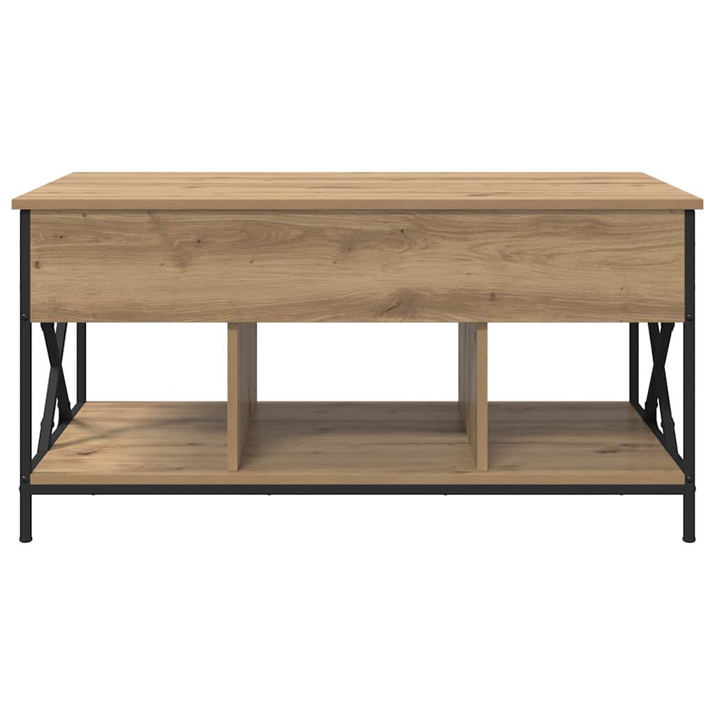 Dohányzóasztal Artisan tölgy 100 x 55 x 48.5 cm Szerelt Fa