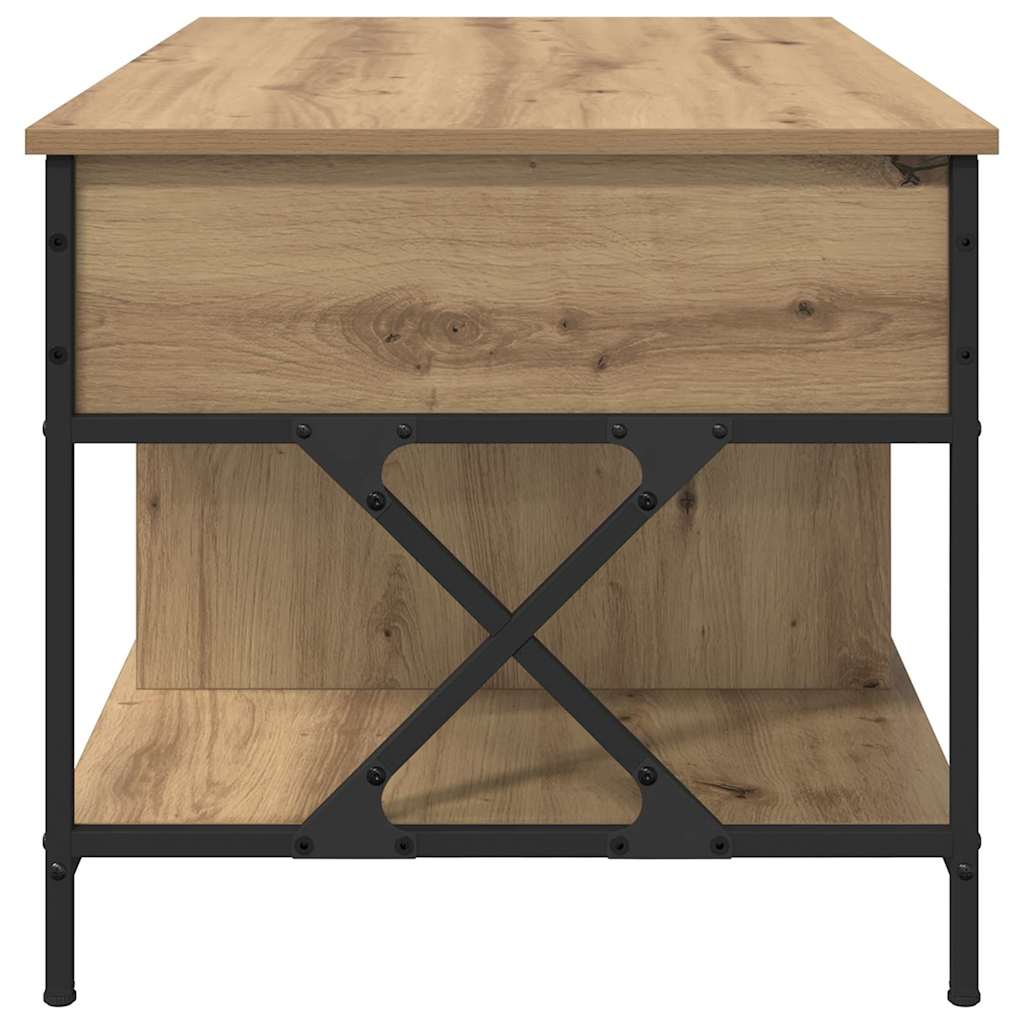 Dohányzóasztal Artisan tölgy 100 x 55 x 48.5 cm Szerelt Fa