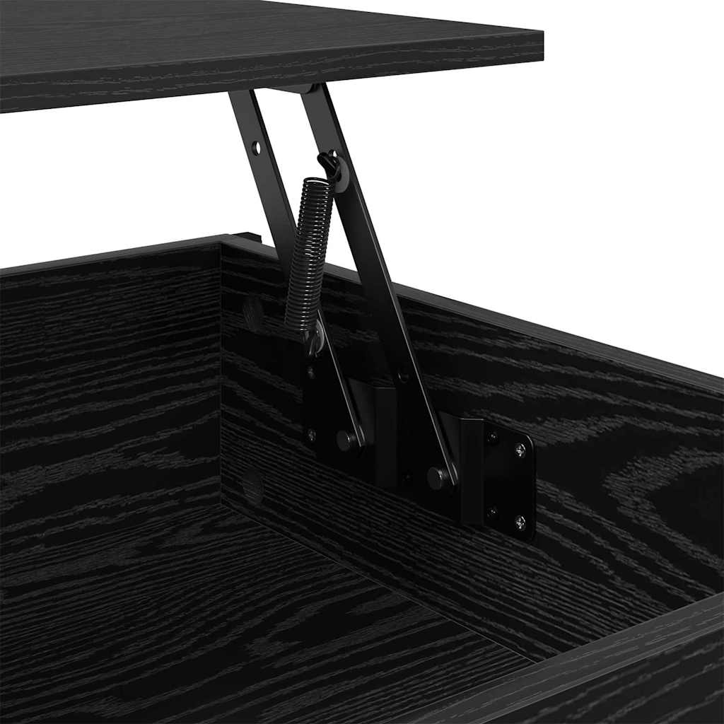 Dohányzóasztal Fekete tölgy 100 x 55 x 48.5 cm Szerelt Fa