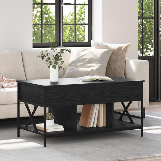 Dohányzóasztal Fekete tölgy 100 x 55 x 48.5 cm Faanyag