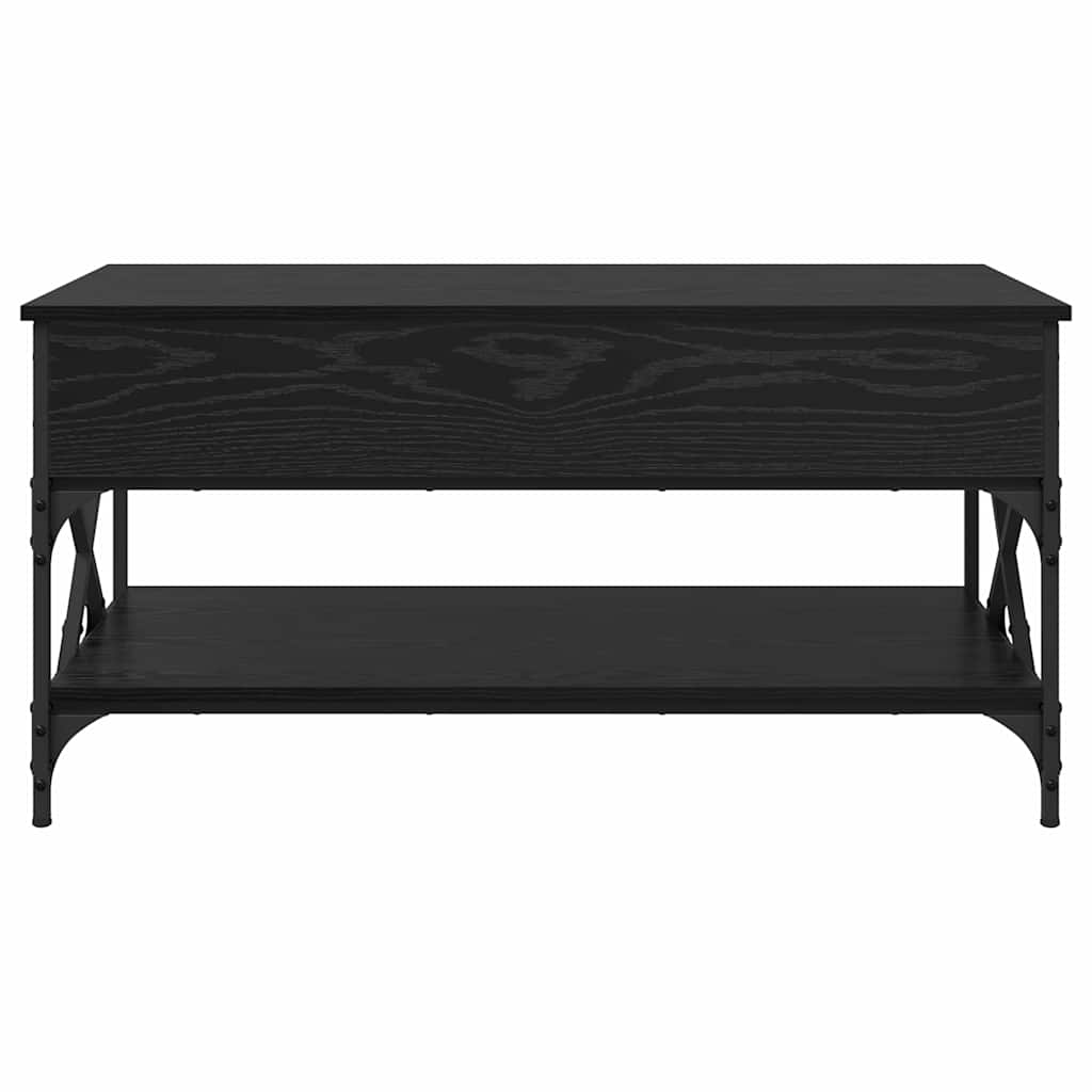 Dohányzóasztal Fekete tölgy 100 x 50 x 50 cm Szerelt Fa
