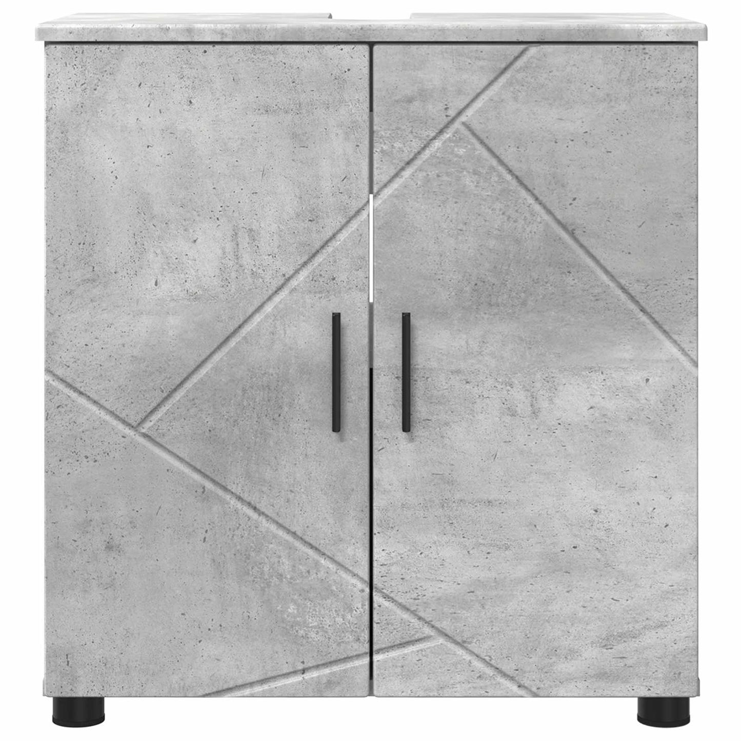 Fürdőszoba Székény Beton Szürke 61 x 35 x 64 cm Szerelt fa, Fém