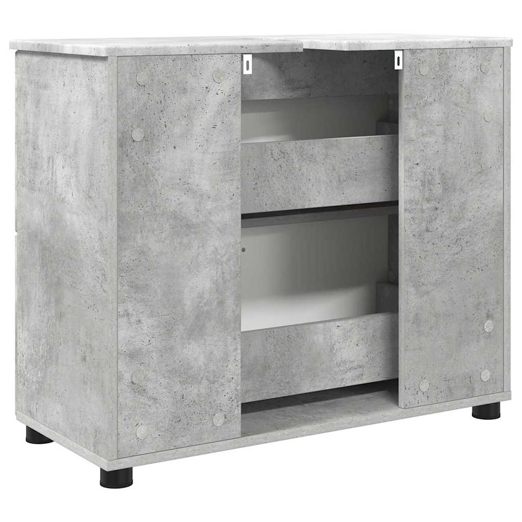 Fürdőszoba Székény Beton Szürke 76,5 x 35 x 64 cm