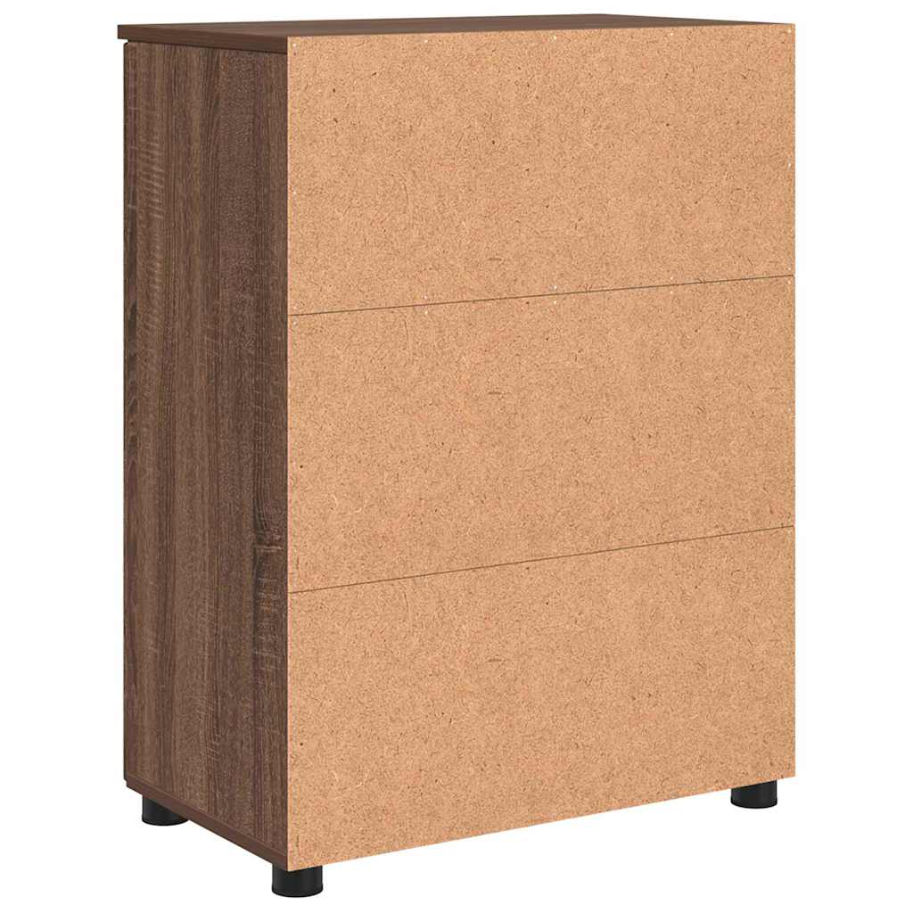 Fürdőszoba Székény Barna Tölgy 60 x 35 x 80 cm Faanyag & Fém