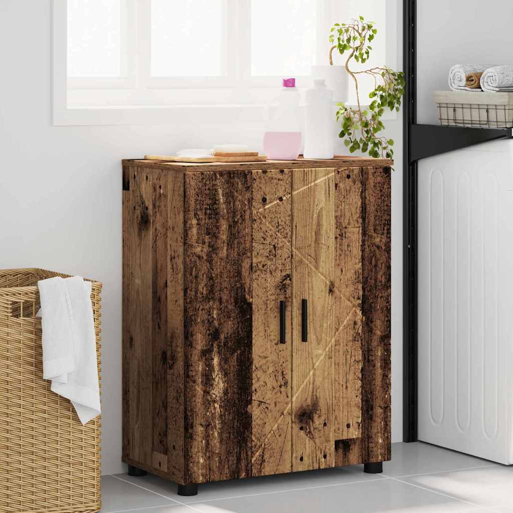 Fürdőszoba Székény Öreg fa 60 x 35 x 80 cm Faanyag & Fém