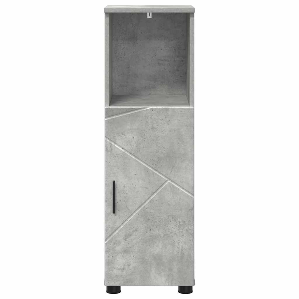 Fürdőszoba Székény Beton Szürke 30 x 35 x 95 cm Szerelt fa, Fém