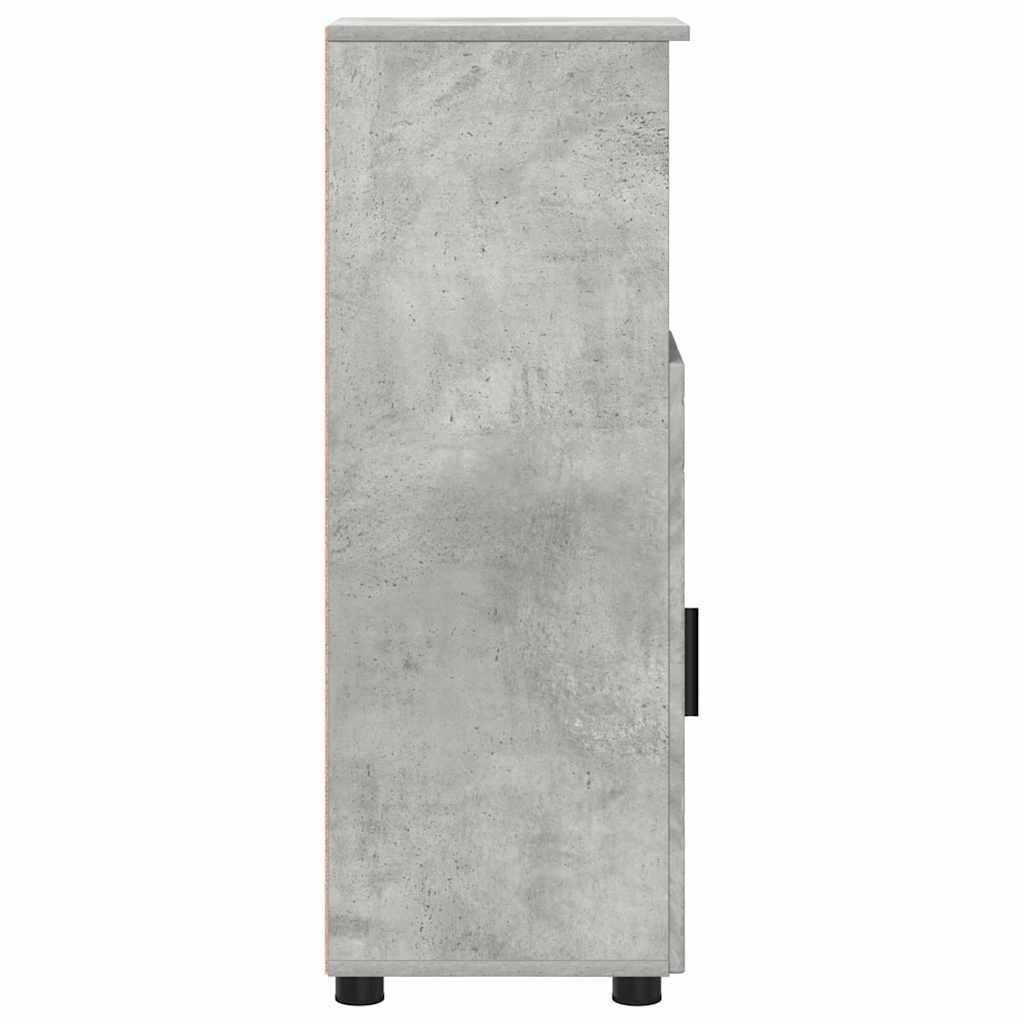 Fürdőszoba Székény Beton Szürke 30 x 35 x 95 cm Szerelt fa, Fém