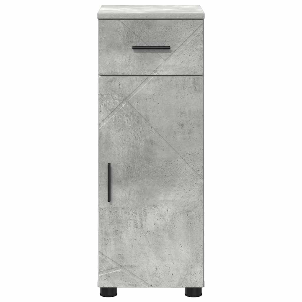 Fürdőszoba Székény Beton Szürke 30 x 35 x 80 cm Szerelt fa, Fém