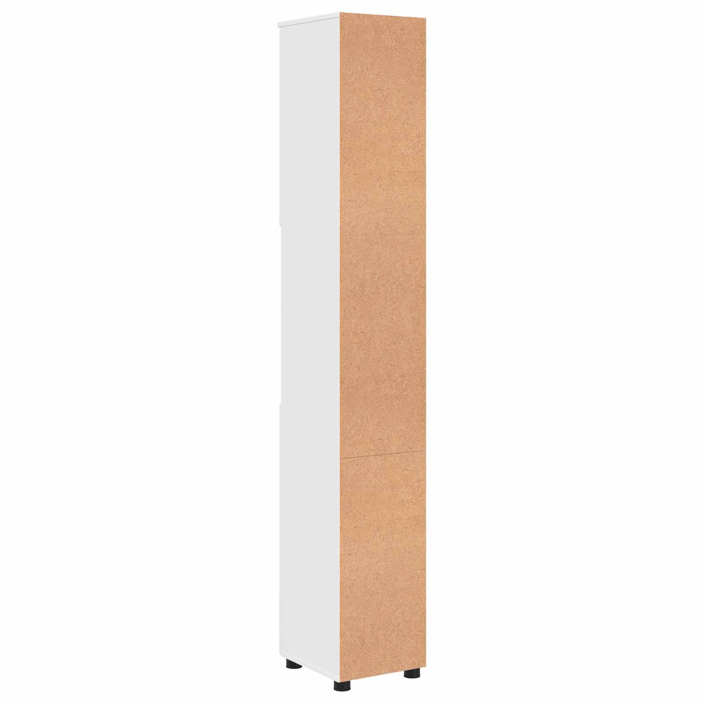 Fürdőszoba Székény Fehér 30 x 35 x 192 cm Szerelt fa, Fém