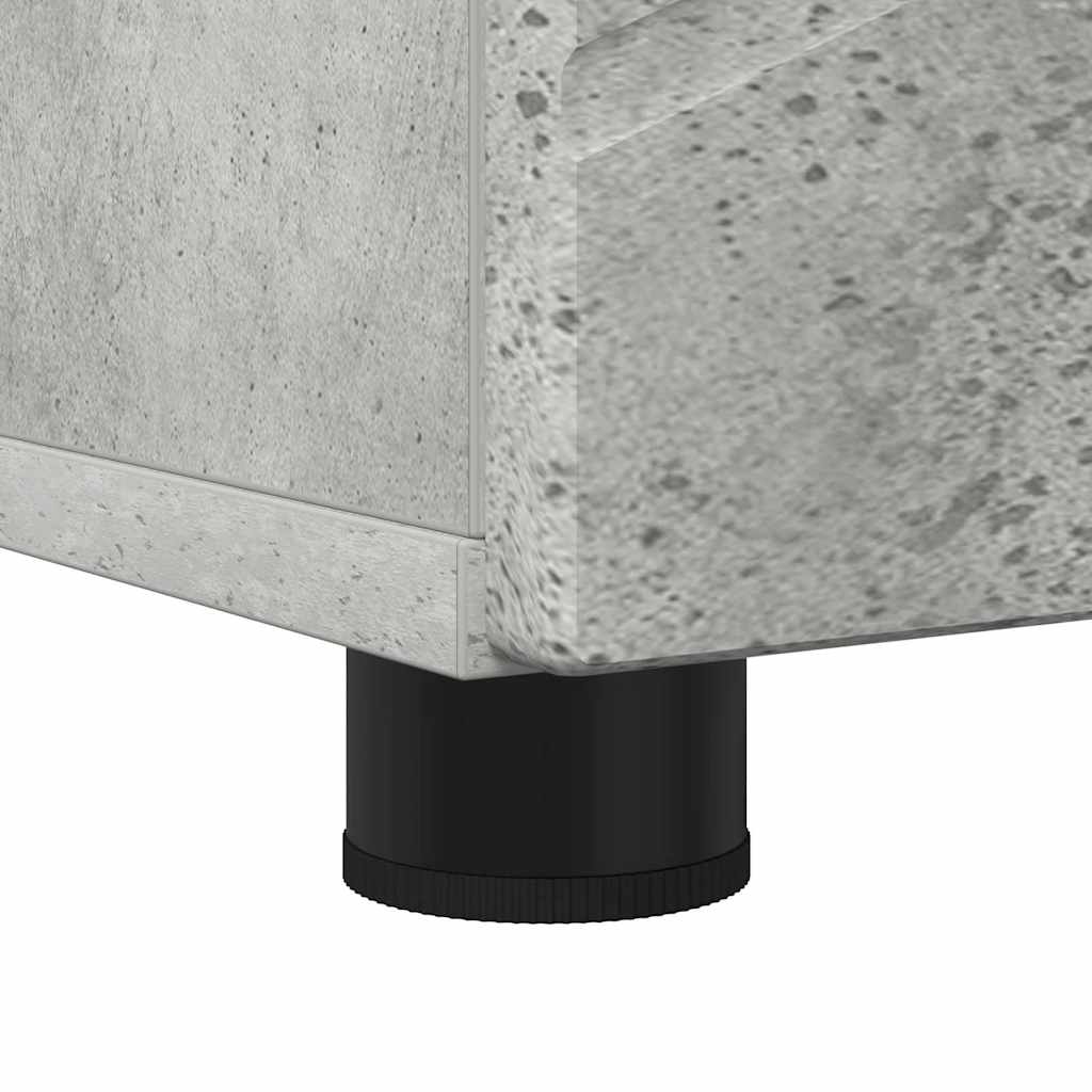 Fürdőszoba Székény Beton Szürke 30 x 35 x 192 cm Faanyag & Fém