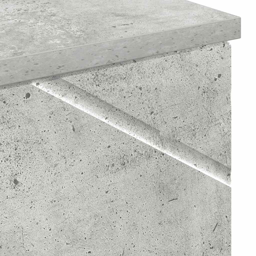 Fürdőszoba Székény Beton Szürke 30 x 35 x 192 cm Faanyag & Fém