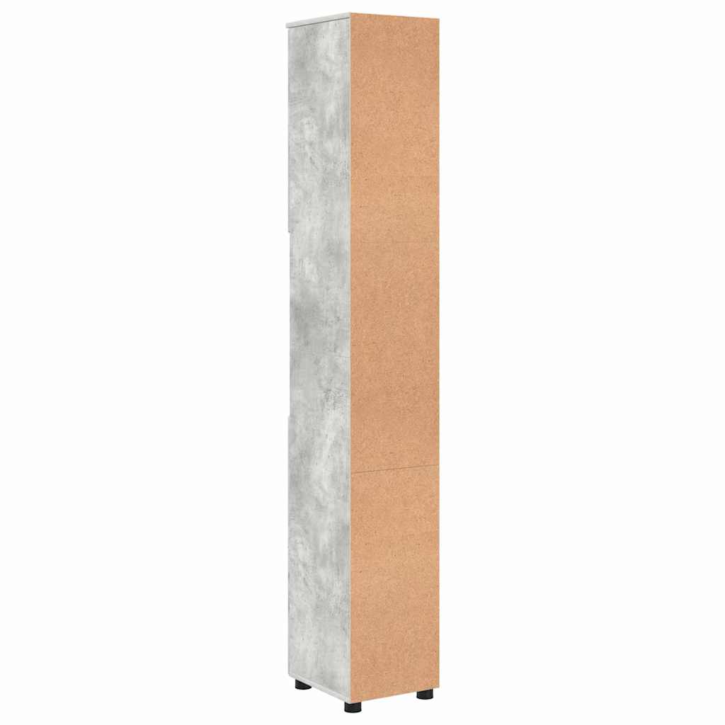 Fürdőszoba Székény Beton Szürke 30 x 35 x 192 cm Faanyag & Fém