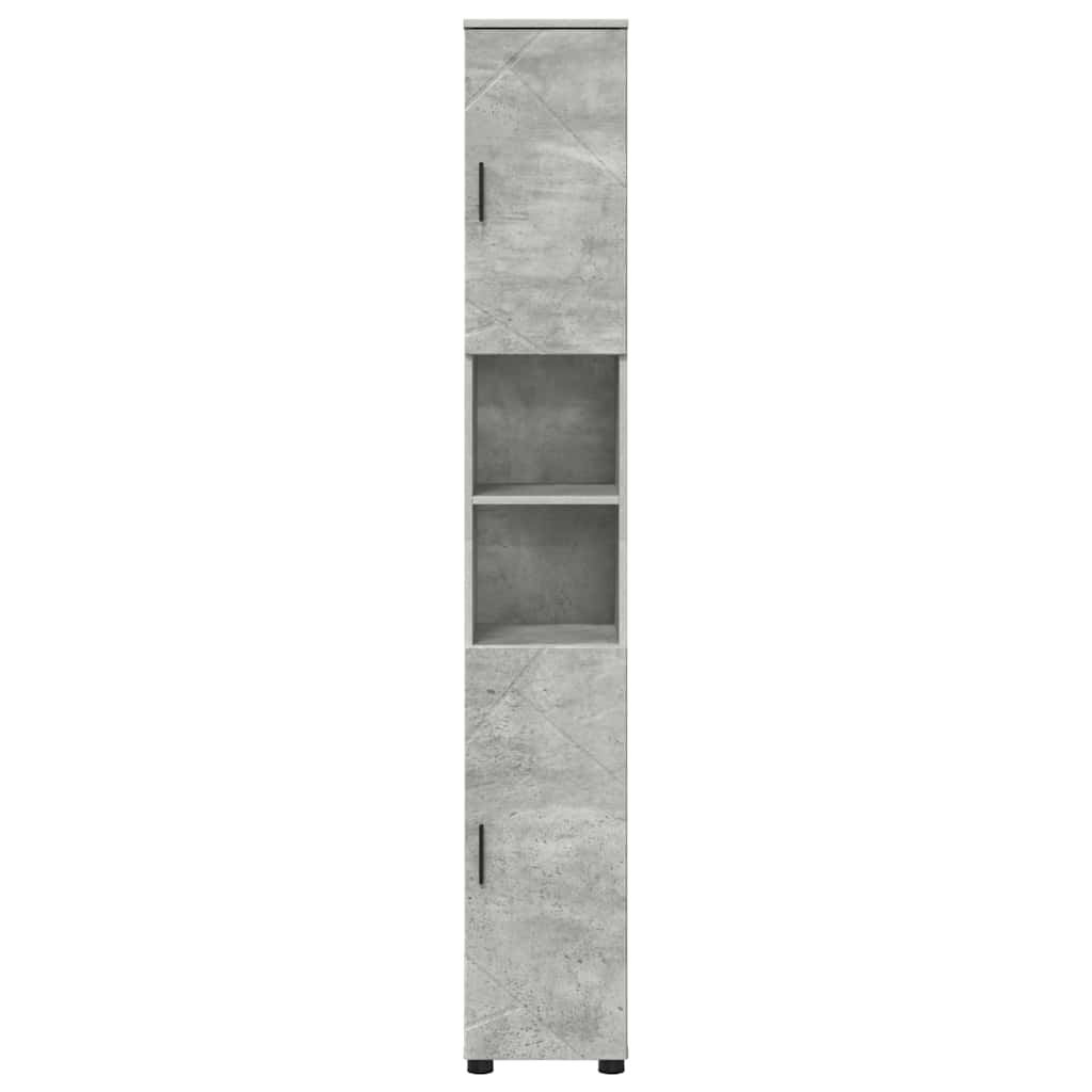 Fürdőszoba Székény Beton Szürke 30 x 35 x 192 cm Faanyag & Fém