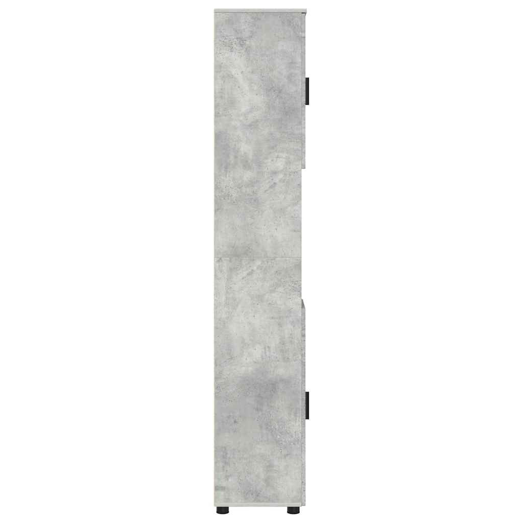 Fürdőszoba Székény Beton Szürke 30 x 35 x 192 cm Faanyag & Fém
