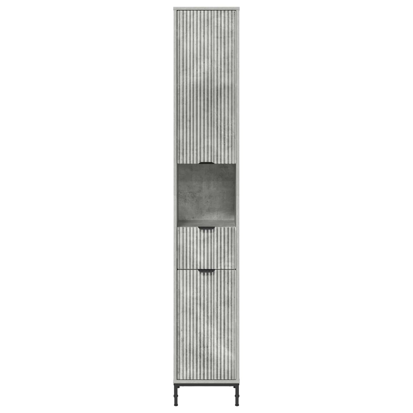 Fürdőszoba Székény Beton Szürke 31,5 x 33 x 190 cm