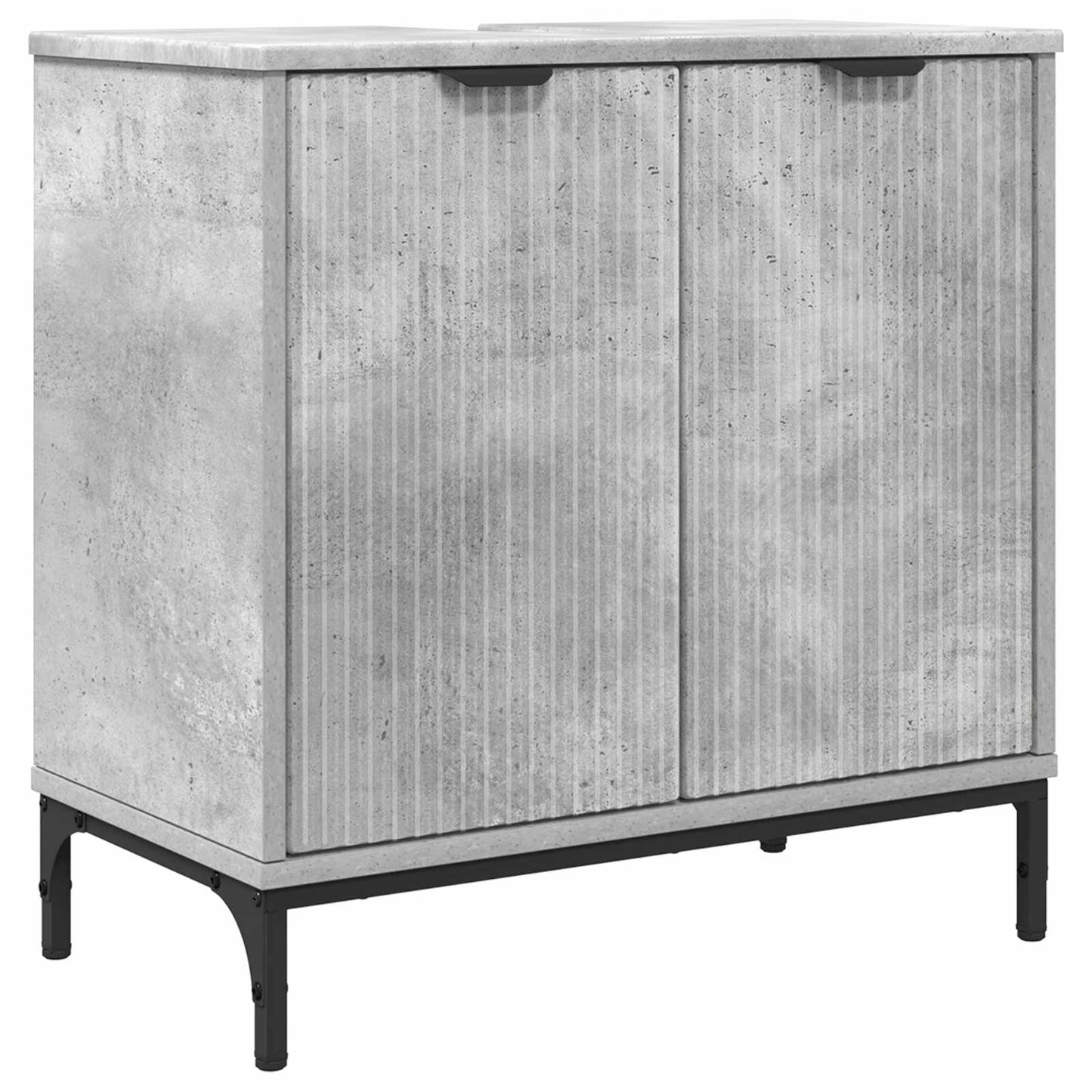 Fürdőszobai mosdószekrény Beton Szürke 60,5 x 33,5 x 61 cm