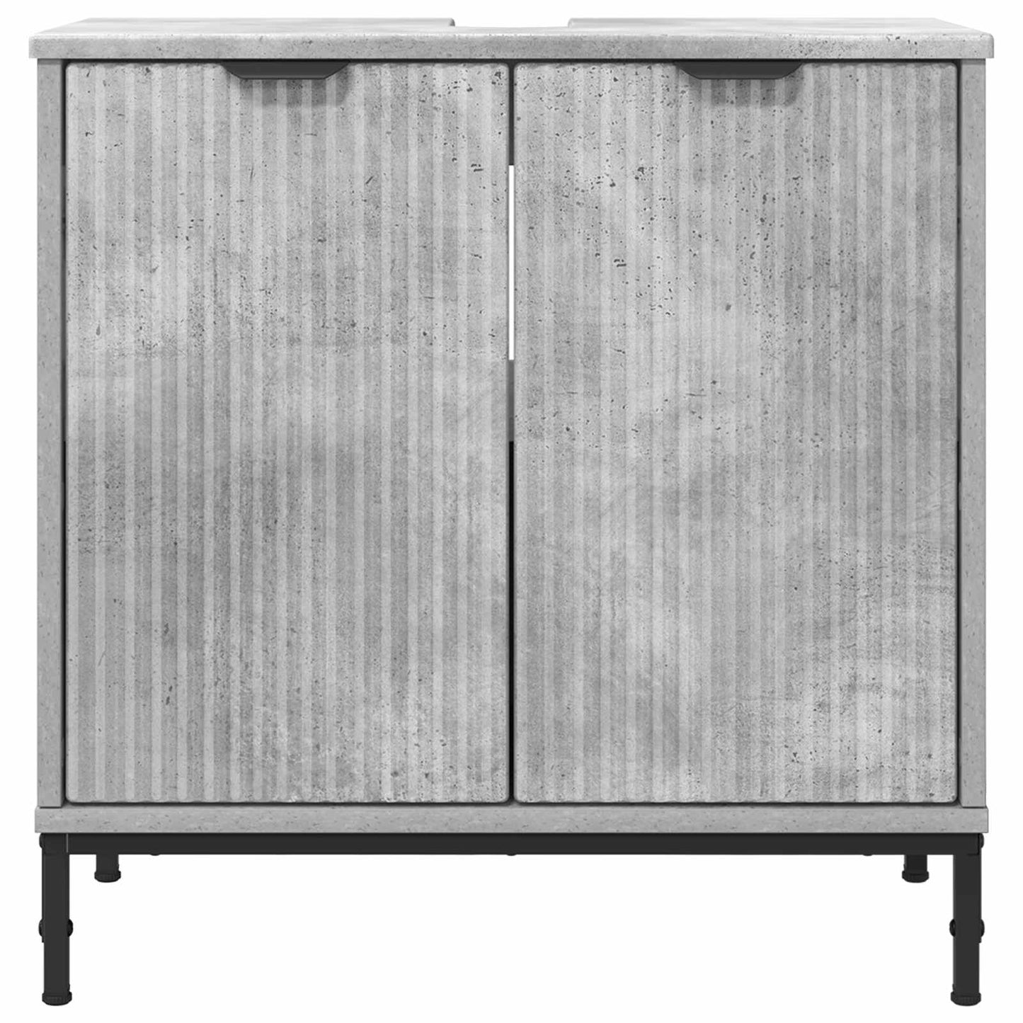 Fürdőszobai mosdószekrény Beton Szürke 60,5 x 33,5 x 61 cm